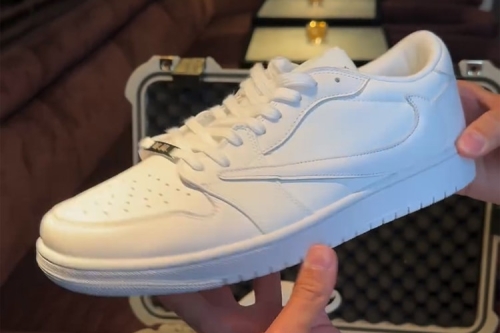 Travis Scott 打造限量 350 双 Air Jordan 1 Low OG「White Party」独家联名配色鞋款