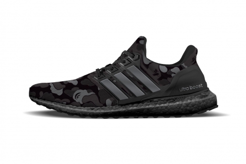 A BATHING APE × adidas 2019 联名 UltraBOOST 全新黑色版本鞋款发售信息释出