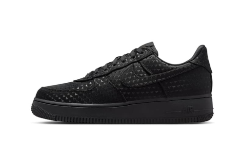 Nike Air Force 1 Triple Black「Valentine's Day」鞋款官方实物曝光