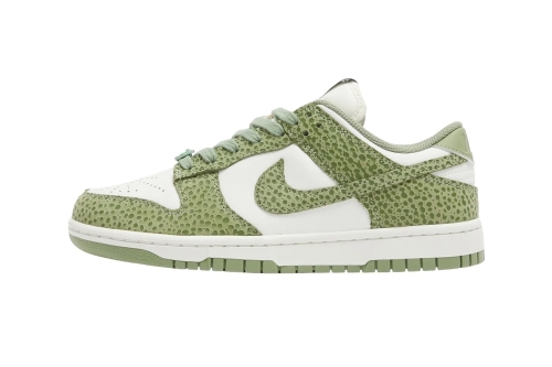 Nike Dunk Low Safari 全新配色「Oil Green」、「Phantom」鞋款率先登场