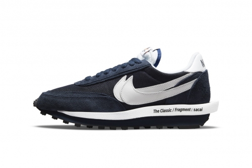 sacai × fragment design × Nike LDWaffle「 Blue Void」鞋款官方图辑发布