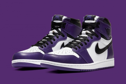 Air Jordan 1 Retro High OG 最新配色「Court Purple」鞋款官方图辑曝光