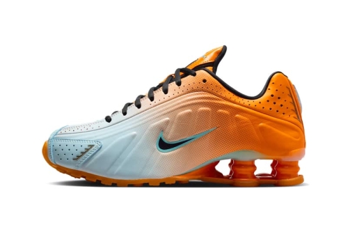 Nike Shox R4 推出最新配色「Vivid Orange/Glacier Blue」鞋款