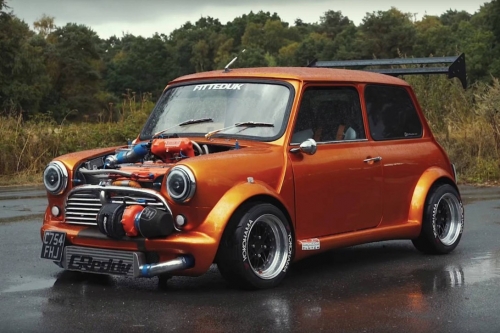 Honda VTEC 加持！爆改 360 匹涡轮增压 Classic Mini