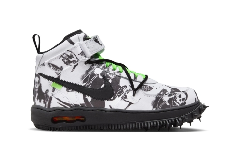 Off-White™ × Nike Air Force 1 Mid 全新配色「Grim Reaper」鞋款正式登场