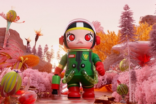 POP MART MEGA 珍藏系列「1000% SPACE MOLLY 西瓜」正式登场