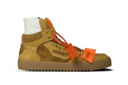 Off-White 复古运动鞋 Off-Court 释出全新「Camel Suede」配色鞋款