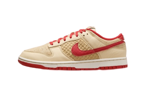 Nike Dunk Low 全新配色「Strawberry Waffle」鞋款率先登场