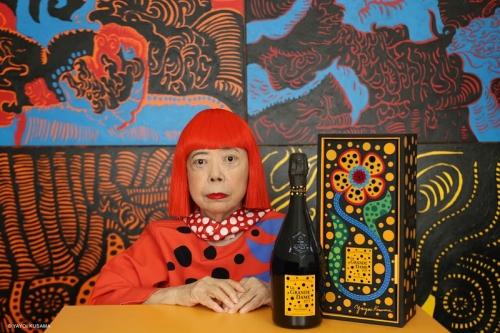 草间弥生 × Veuve Clicquot 限定版 2012 La Grande Dame 联名香槟