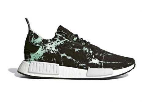 adidas Originals NMD R1 PK 全新配色设计「Green Marble」鞋款