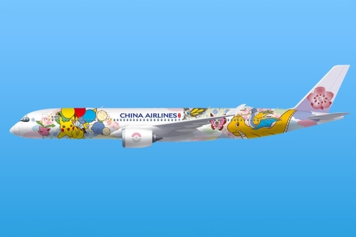 台湾中华航空 China Airlines 推出全新 Pikachu Jet CI2 梦幻彩绘机