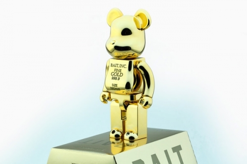 BAIT × Medicom Toy 推出联名「GOLD BAR」BE@RBRICK