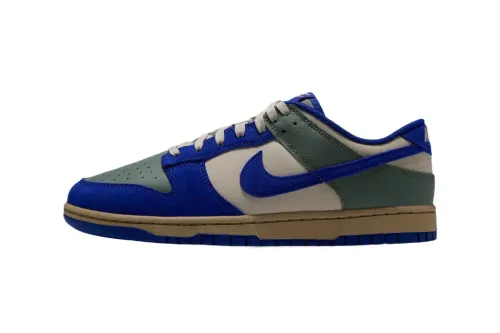 Nike Dunk Low 最新「Jade Stone/Old Royal」配色鞋款结合柔和绿色与鲜艳蓝调