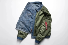 飞行夹克还是牛仔夹克？Junya Watanabe 联名 Alpha Industries 一件穿出两种风格