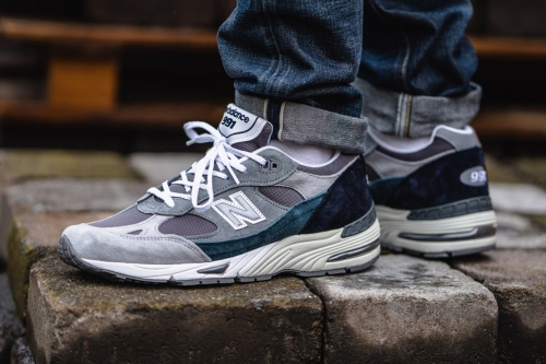 双色调和－New Balance 推出英制 991「Grey & Blue」鞋款