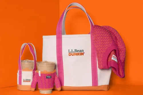 L.L.Bean × Dunkin' 推出 Birdseye Sweater 与 Boat and Tote,迎接全国咖啡日