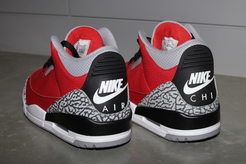 率先预览 Air Jordan 3 Retro「Red Cement」配色鞋款