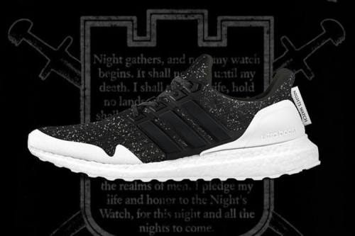 《Game of Thrones》× adidas 全新联名 UltraBOOST「Night's Watch」配色鞋款曝光