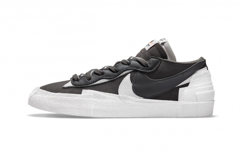 sacai × Nike Blazer Low 最新配色「Iron Grey」鞋款官方图辑、发售情报公布