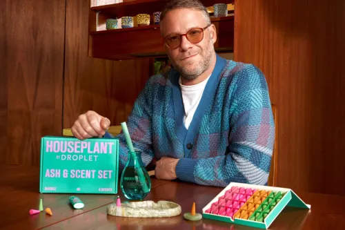 Seth Rogen 旗下 Houseplant 携手 Droplet 推出「The House Scent」藤枝香薰