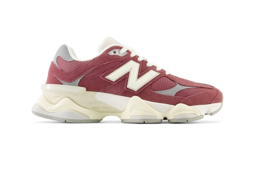 New Balance 9060 推出全新配色「Washed Burgundy」鞋款