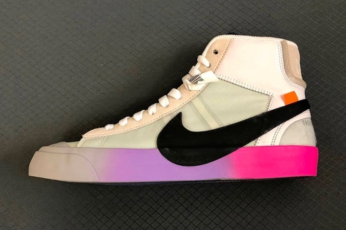 脚踏彩虹？全新 Virgil Abloh × Nike Blazer 联名鞋款谍照曝光