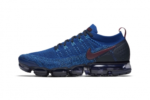 Nike Air VaporMax Flyknit 2 全新 Blue/Grape 配色设计鞋款