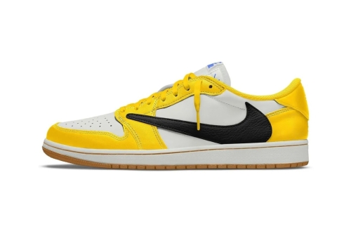 率先近赏 Travis Scott × Air Jordan 1 Low OG 全新配色「Canary」鞋款