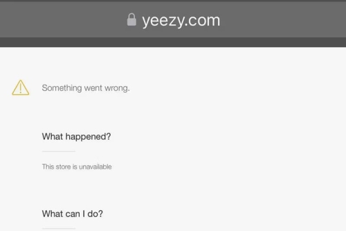 YEEZY 官方网站因违反 Shopify 平台守则而被移除