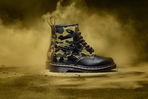 A BATHING APE × Dr. Martens 全新联乘 1460 靴款正式登场