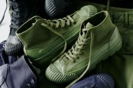 BEAMS PLUS 携手 PF Flyers，以军用斜纹棉布重塑 GROUNDER BOOTS