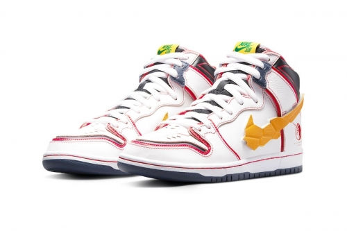 Gundam × Nike SB Dunk High 最新联名鞋款「Project Unicorn White」正式登场