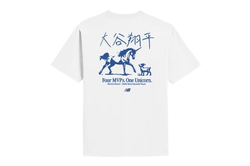 New Balance 推出「Unicorn」限量 T 恤,庆祝大谷翔平四度加冕 MVP
