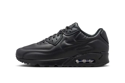 Nike Air Max 90 SP「Black Leather」鞋款以极简皮革重塑经典轮廓