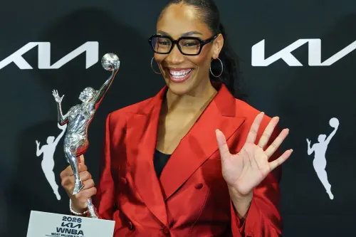 Las Vegas Aces 球星 A'ja Wilson 历史性赢得第五座 WNBA MVP 奖项