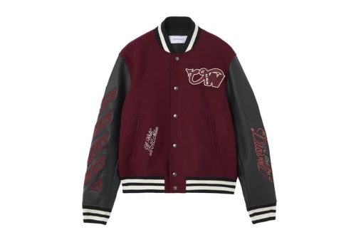 Off-White™ × AC Milan 超人气联乘 Varsity Jacket 棒球外套正式发售