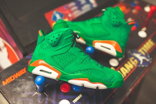 近赏 Gatorade × Air Jordan 6「Pine Green」联名配色鞋款