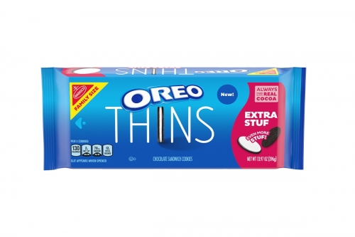 奥利奥 OREO THINS Extra Stuf「升级夹心分量」薄片饼干即将登场