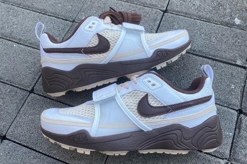 Travis Scott × Nike Zoom Field Jaxx 最新配色「Light Chocolate」鞋款率先亮相