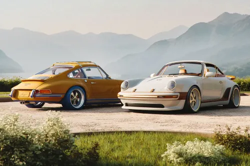 Louis Vuitton 与 Singer 发布两款定制复刻 Porsche 911