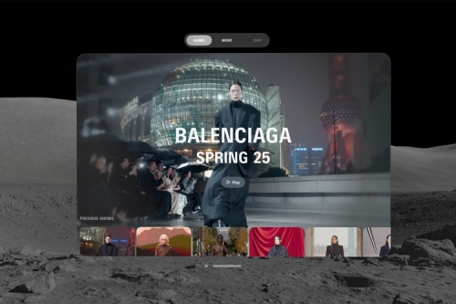 Balenciaga 正式发表 Apple Vision Pro 全新初代应用程式