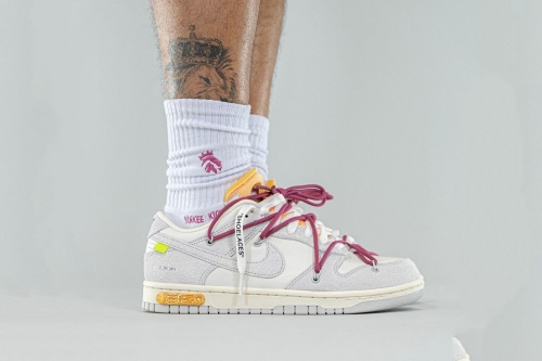 率先近赏 Off-White × Nike Dunk Low「The 50」编号 #35 上脚图辑