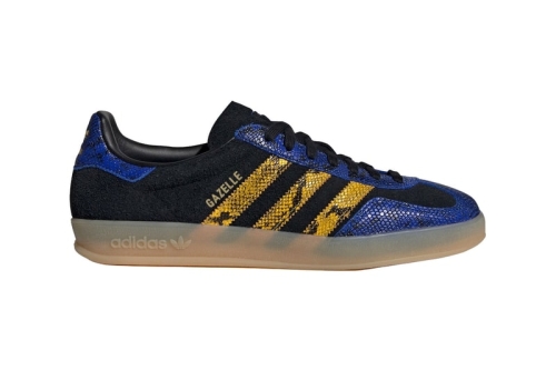 adidas 以麂皮 X 蛇皮配色重塑 Gazelle Indoor「Snakeskin」鞋款