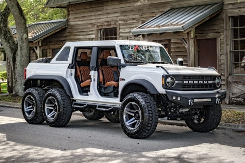 北美车厂打造全球首辆 Ford Bronco 6x6 豪改越野车型