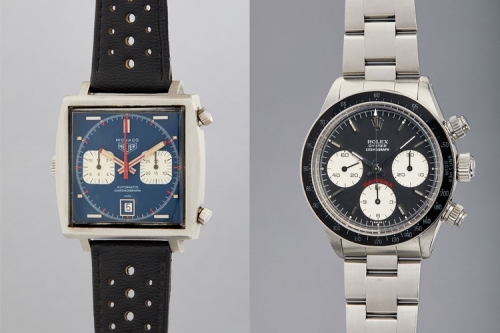 Paul Newman 极上 Rolex Daytona 和 Steve McQueen 经典 Heuer Monaco 腕表即将拍卖