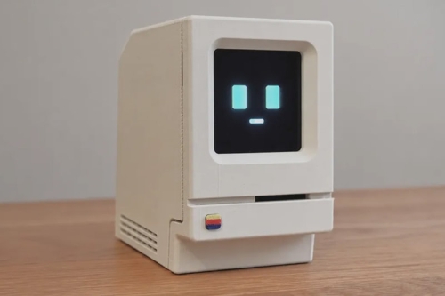 Kira AI 助理把 1984 年 Macintosh 迷你复刻,变身超治愈复古桌面摆设