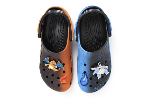 Pokémon × Crocs Versus Clog 最新「喷火龙 vs. 水箭龟」联名鞋款发布