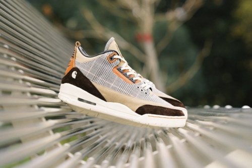 BespokeIND 打造全新 Air Jordan 3「Carhartt WIP」定制配色鞋款