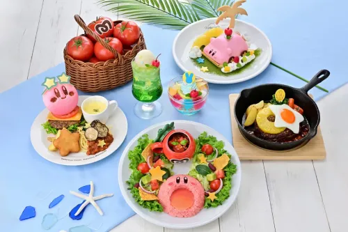 日本 Kirby Café 2026 夏季菜单登场 7 款「回复道具」化身超吸睛可食 power-up