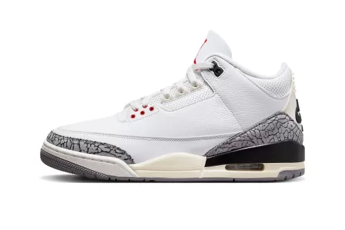 Air Jordan 3 最新重制白水泥配色「White Cement Reimagined」官方图辑、发售情报正式公开